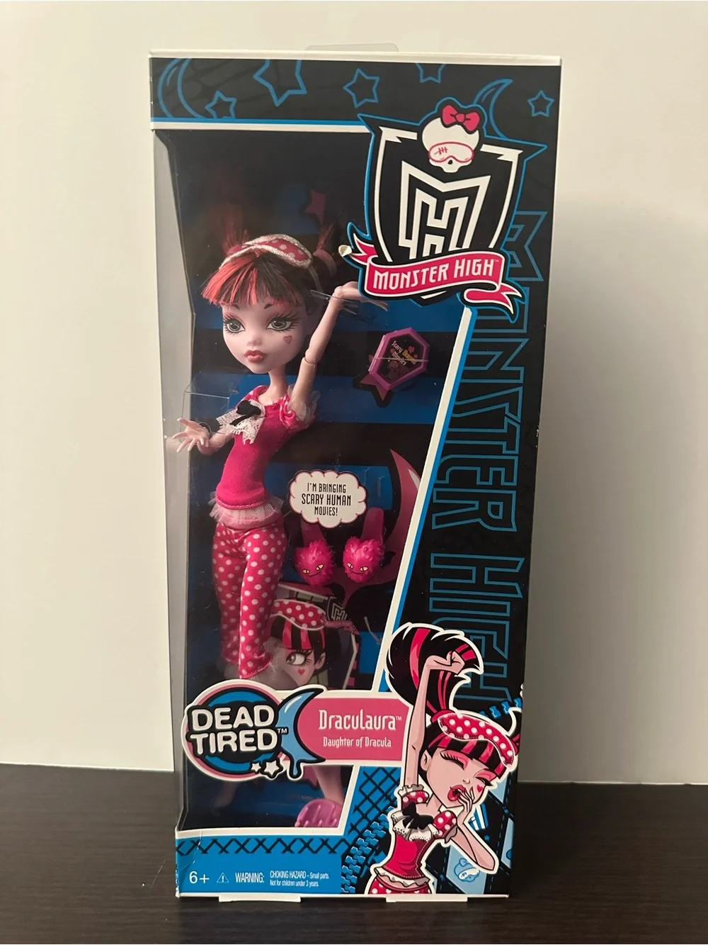 Monster High Draculaura Dead Tired Doll 2010- RARE-New in Box - Please Read!